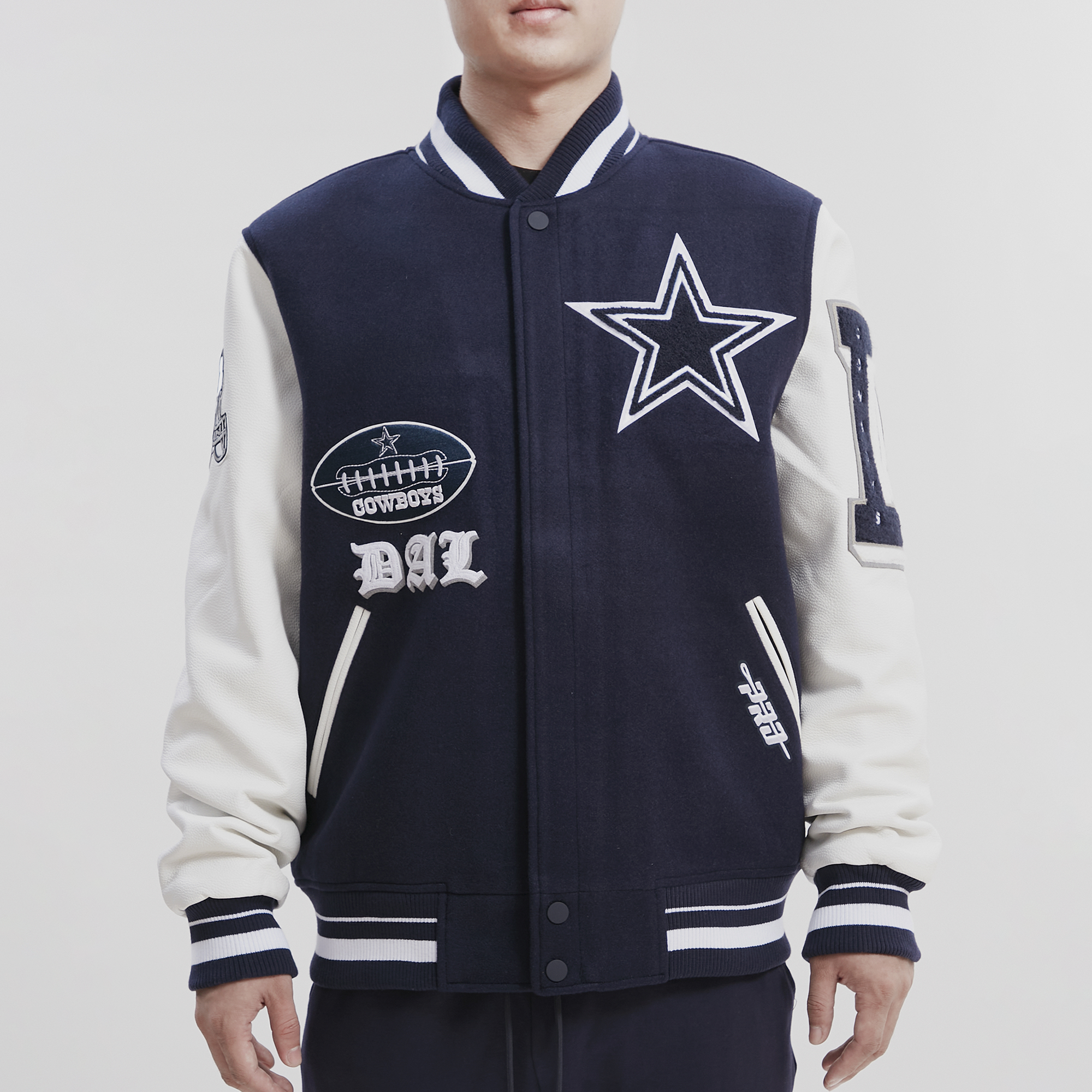 Cowboys varsity shop letterman jacket