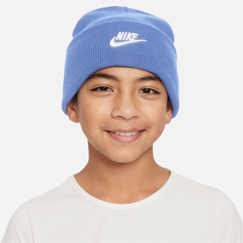 Nike Boys Peak Beanie Boys Grade School Blue White