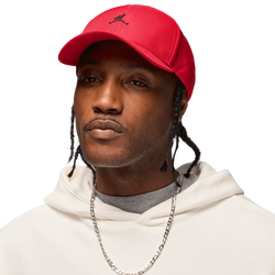 Men's - Jordan Jumpman Metal Rise Cap  - Grey/Red