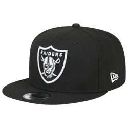 Men's - New Era Raiders 9Fifty Side Patch SB Cap - Black/White