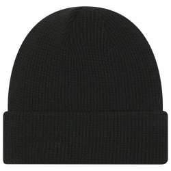 Men's - New Era Cuffed Waffle Toque - Black/Black