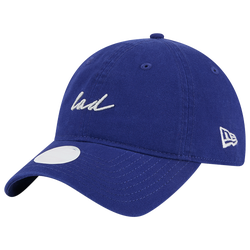 Women's - New Era Dodgers 9Twenty Script Cap  - Blue/White