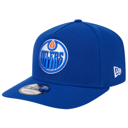Pour hommes - New Era Casquette à structure en A 9Fifty Oilers - Bleu/Blanc