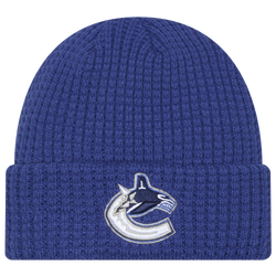Men's - New Era Canucks WFL Knit  - Blue/White