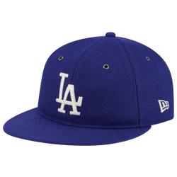 Men's - New Era Dodgers 59Fifty RC Fitted Cap  - White/Blue