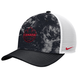 Men's - Nike Canada World Cup Printed Trucker Cap  - Black/White