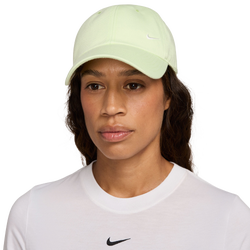 Men's - Nike Club Swoosh Cap   - White/Light Liquid Lime