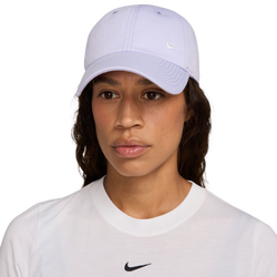 Men's - Nike Club Swoosh Cap   - White/Lilac Ice