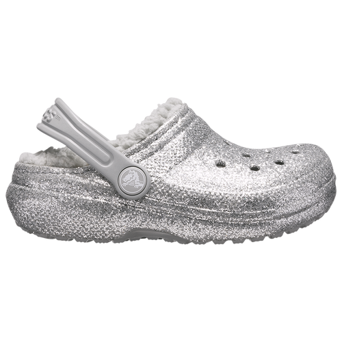 diakritisk Underskrift Oceanien Crocs Kids' Girls Classic Lined Clogs In Silver/silver | ModeSens