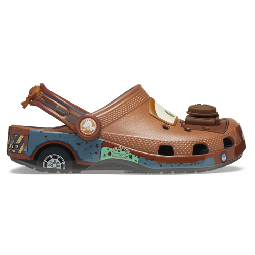 BOYS - Crocs Cars Mater Classic Clogs - Slate Grey/Brown Green