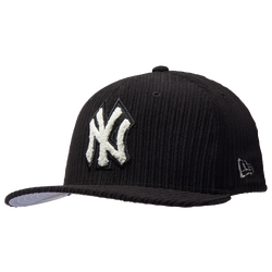 Pour hommes - New Era Casquette en velours côtelé Yankees 59FIFTY - Black/White