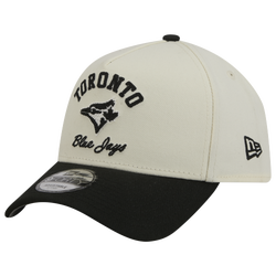 Adult - New Era Blue Jays 9FORTY A-Frame Arch Cap  - White/Black