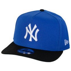 Men's - New Era Yankees 950 A Frame Side Patch Snapback Cap - Blue/Black