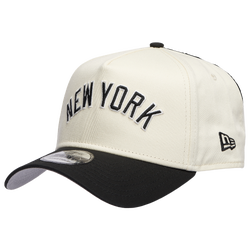 Men's - New Era Yankees 940 A Frame Arch Logo Cap  - Chrome/Black