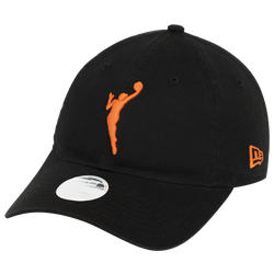 Women's - New Era 9TWENTY WNBA Logo Cap  - Black/Orange