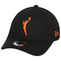 Women's - New Era 9TWENTY WNBA Logo Cap  - Black/Orange