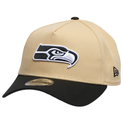 Men's - New Era Seahawks 940 A Frame Cap  - Vegas Gold/Black