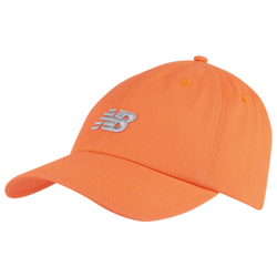 Men's - New Balance 6-Panel Curved Hat - Silver/Orange