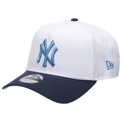 Adult - New Era Yankees 9Forty A-Frame Cap  - White/Navy/Blue
