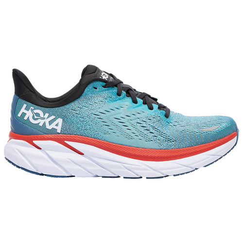 

HOKA Mens HOKA Clifton 8 - Mens Running Shoes Teal/Aquarelle Size 14.0