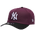 New Era Yankees 9FORTY A-Frame Cap  - Adult Plum/Black
