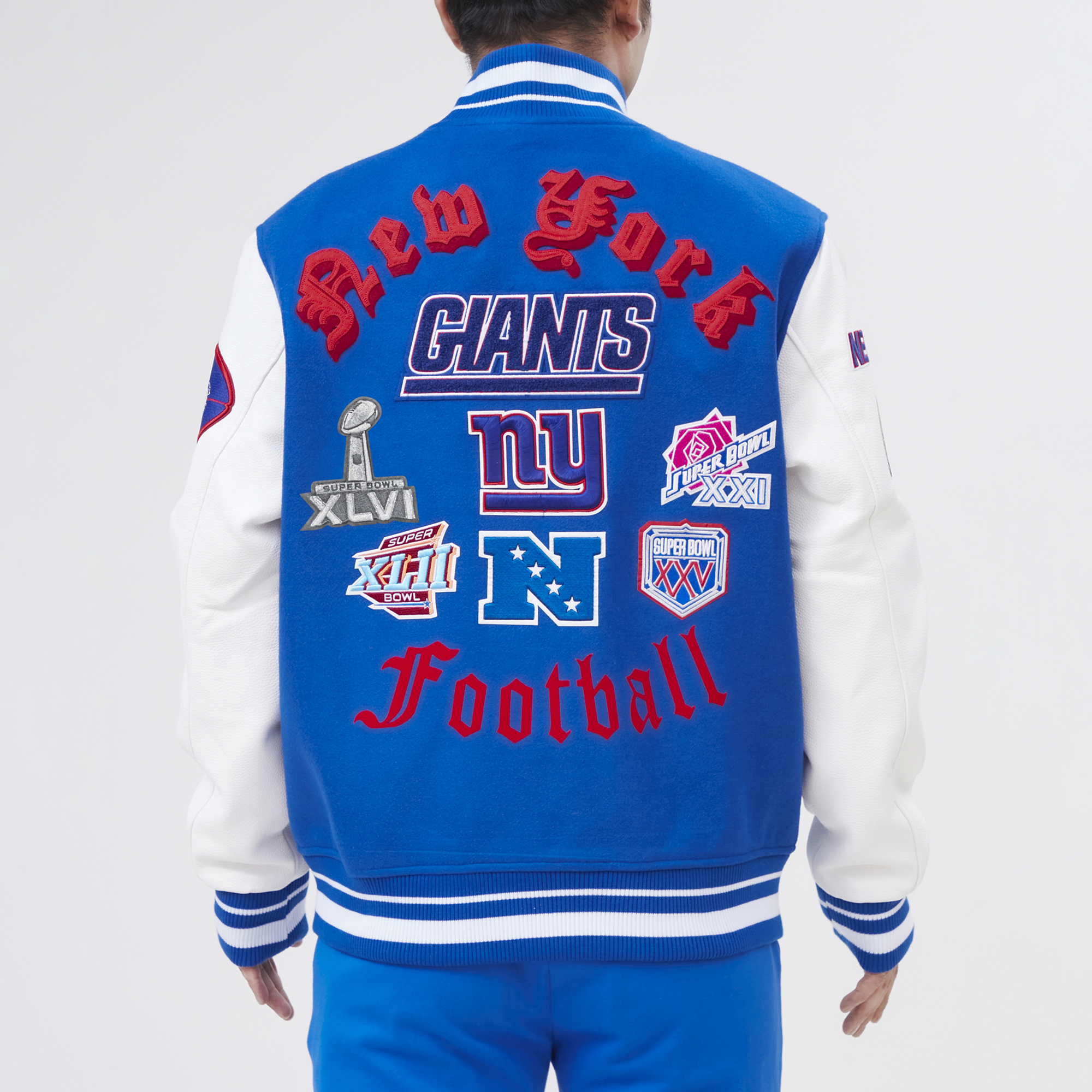 Pro Standard Dallas Cowboys Super Bowl Mash Up Varsity Jacket