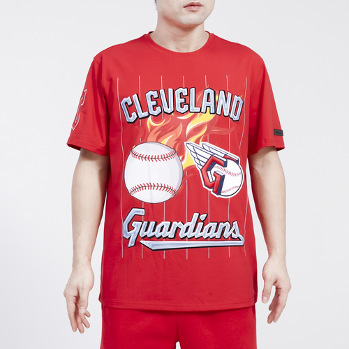

Pro Standard Mens Pro Standard Guardians Chrome T-Shirt - Mens Red/White Size XL