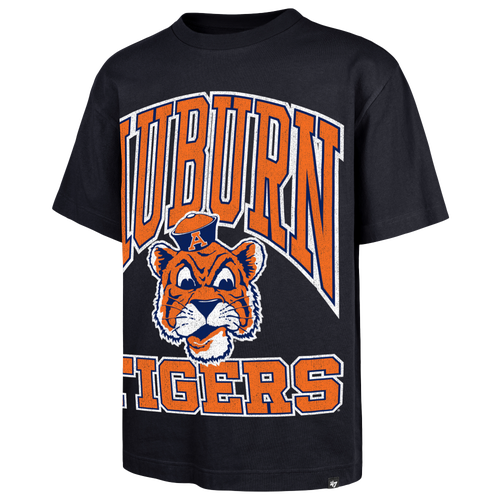 47 Brand Mens Auburn Tigers Big Short Sleeve T-Shirt - - Navy