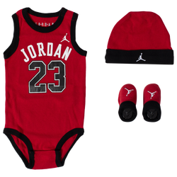 Boys' Infant - Jordan 3 Piece Giftbox Set  - White/Red