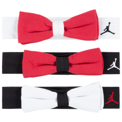 Girls' Infant - Jordan Open 3 Pack Headbands  - Red/Black