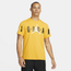 Jordan Stretch Short Sleeve Crew T-Shirt - Men's Yellow/Beige/Tan