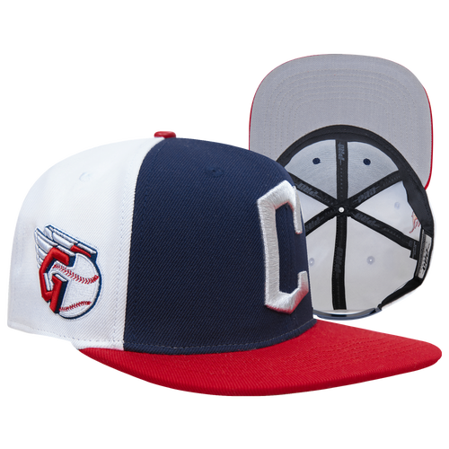 

Pro Standard Pro Standard Guardians Chrome Wool Snapback - Adult Midnight Navy/Red Size One Size