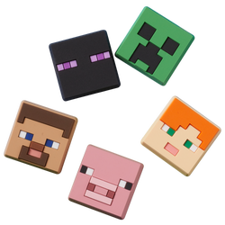 Youth - Crocs Jibbitz Minecraft 5 Pack  - Multi/Multi