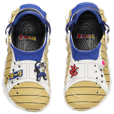 Crocs Grade School Echo Clogs Dragon Ball Z Vegeta - WHITE/GOLD/BLUE