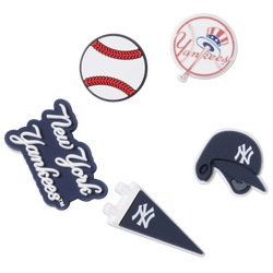 Adult - Crocs New York Yankees Jibbitz (5-Pack) - Multi