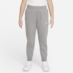 Girls' Grade School - Nike LBR Club Fleece Pants  - Carbon Heather/White