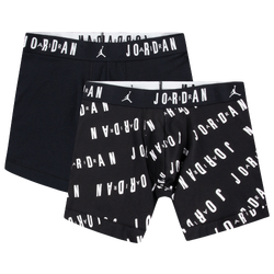 Men's - Jordan Flight Cotton Essential 2 Pack Boxer Briefs  - Multi/Black