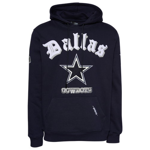 

Pro Standard Mens Dallas Cowboys Pro Standard Cowboys Old E Dallas Hoodie - Mens Navy Size S