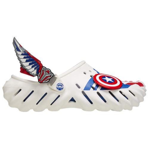 Crocs Mens  Captain America Echo Clogs In Red/white/blue