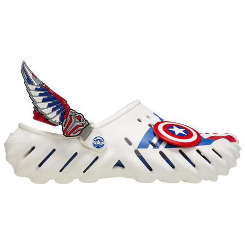 

Crocs Mens Crocs Captain America Echo Clogs - Mens Shoes Red/White/Blue Size 11.0