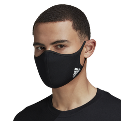Adult - adidas 3 Pack Face Mask  - Black/White