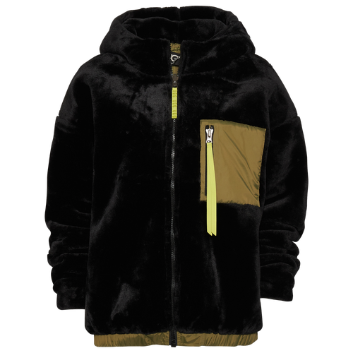 

UGG Mens UGG Kairo Faux Fur Reversible Jacket - Mens Black/Olive Size M