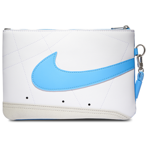 Shop Nike Womens  Icon Blazer Wristlet Large In White/university Blue