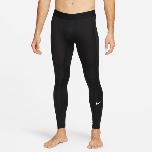 Nike Men s Pro Dri Fit Tights in Black White
