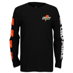 Boys' Grade School - Jordan Like Mike Verbiage Long Sleeve T-Shirt - Black/White