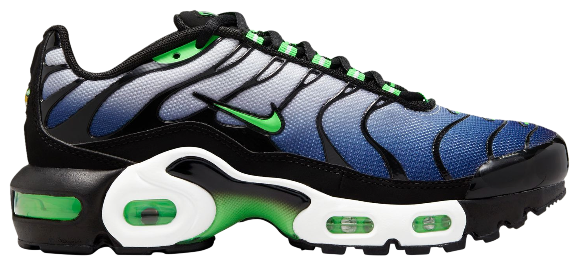 Nike air max hotsell plus black grade school