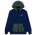 Jordan Chandail à capuchon avec glissière pleine longueur en molleton Brooklyn - Garçons, Scolaire Blue Void