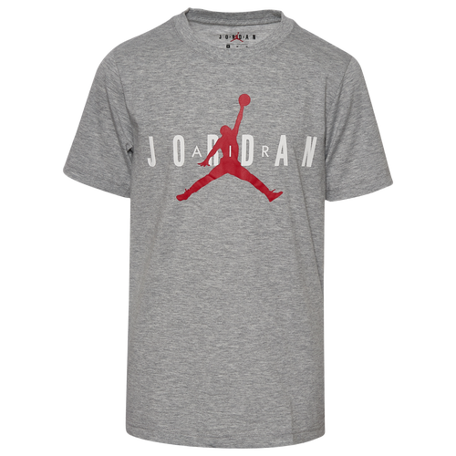 Shop Jordan Boys   Jumpman Air T-shirt In Dark Grey Heather