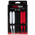 Implus FF Lifestyle 45 Inch Laces 3 Pack  - Adult Black/Red/White
