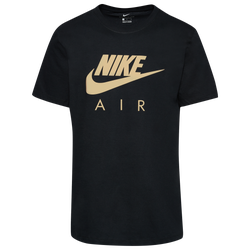 Men's - Nike Air Reflective T-Shirt - Black/Gold